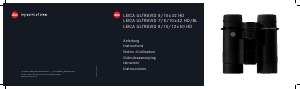 Mode d’emploi Leica Ultravid 8x32 HD Jumelles