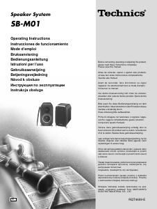 Manual de uso Technics SB-M01 Altavoz