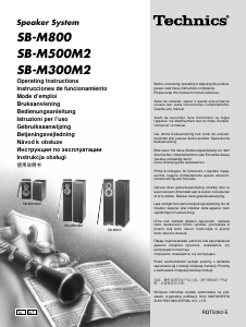 Mode d’emploi Technics SB-M300M2 Haut-parleur