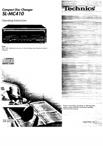 Handleiding Technics SL-MC410 CD speler