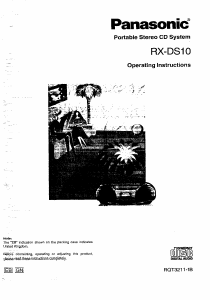 Bruksanvisning Panasonic RX-DS10 Stereoanläggning