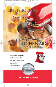Manual KitchenAid KSM155GBTD Artisan Stand Mixer