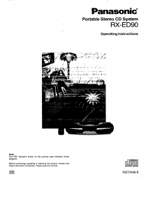 Bruksanvisning Panasonic RX-ED90 Stereoanläggning