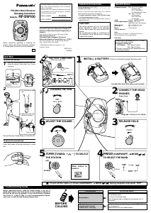 Manual Panasonic RF-SW100 Radio