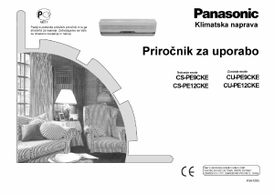 Priročnik Panasonic CS-PE9CKE Klimatska naprava