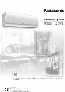 Priročnik Panasonic CS-TE9DKE Klimatska naprava