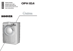 Handleiding Hoover OPH 814-86S Wasmachine