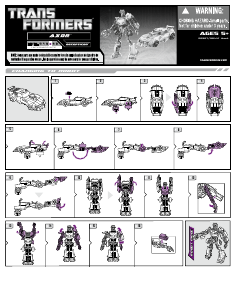 Hướng dẫn sử dụng Hasbro 20907 Transformers Axor