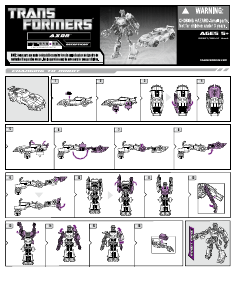 Instrukcja Hasbro 20907 Transformers Axor