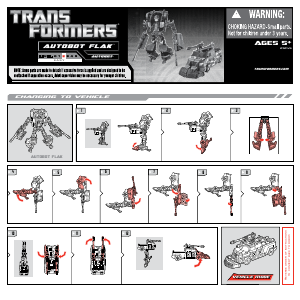 Руководство Hasbro 21245 Transformers Autobot-Flak and Rollbar