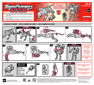 Hướng dẫn sử dụng Hasbro 80610 Transformers Armada Cheetor