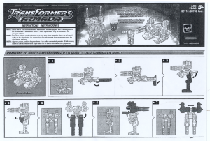 Návod Hasbro 80716 Transformers Armada Demolishor with Blackout Mini-Con
