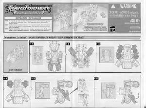 说明书 Hasbro80725 Transformers Armada Scavenger with Rollbar Mini-Con