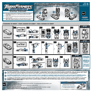 Hướng dẫn sử dụng Hasbro 80729 Transformers Armada Street Speed Mini-Con Team