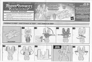Käyttöohje Hasbro 80740 Transformers Armada Galvatron with Clench Mini-Con