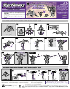 Hướng dẫn sử dụng Hasbro 80775 Transformers Armada Skywarp with Thunderclash Mini Con