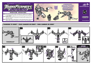 Hướng dẫn sử dụng Hasbro 80783 Transformers Armada Terrorsaur