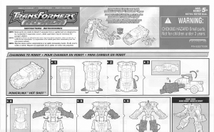 说明书 Hasbro80784 Transformers Armada Hotshot Powerlinx with Jolt Powerlinx