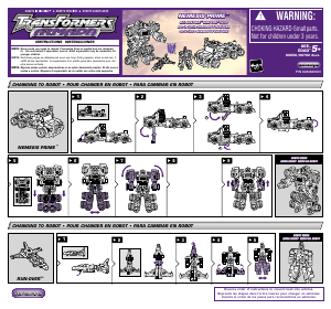 Hướng dẫn sử dụng Hasbro 80858 Transformers Armada Nemesis Prime
