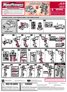 Руководство Hasbro 81303 Transformers Alternators Autobot Hound