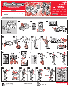 Hướng dẫn sử dụng Hasbro 81337 Transformers Alternators Rollbar