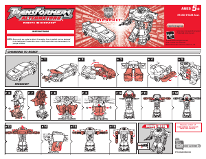 Руководство Hasbro 81340 Transformers Alternators Ricochet