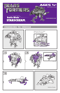Használati útmutató Hasbro 82431 Transformers Battle Blade Starscream
