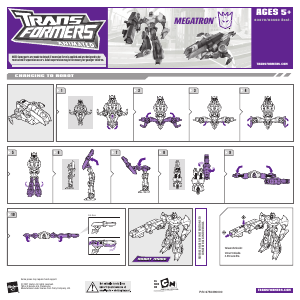 Руководство Hasbro 83470 Transformers Animated Megatron