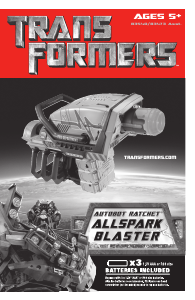 Hướng dẫn sử dụng Hasbro 83540 Transformers Autobot Ratchet Allspark Blaster