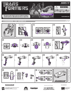 Hướng dẫn sử dụng Hasbro 83678 Transformers Barricade Decepticon