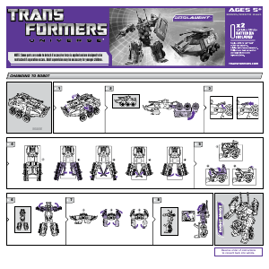 Руководство Hasbro 83694 Transformers Universe Onslaught