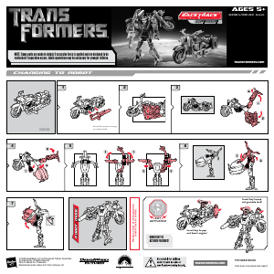 Hướng dẫn sử dụng Hasbro 83964 Transformers Autobot Backtrack