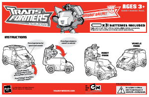 Посібник Hasbro 83967 Transformers Animated Optimus Prime