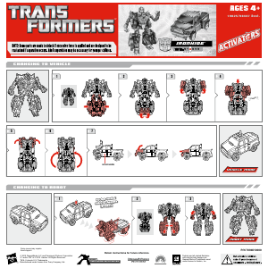 Руководство Hasbro 98467 Transformers Activators Ironhide