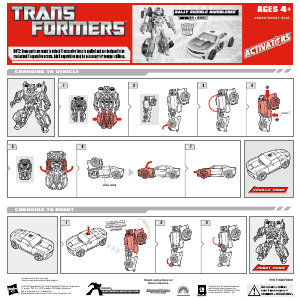 Руководство Hasbro 98467 Transformers Activators Rally Rumble Bumblebee