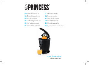 Manual Princess 201853 Espremedor de citrinos