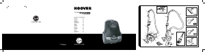 Bruksanvisning Hoover TPP2321 011 PurePower Støvsuger
