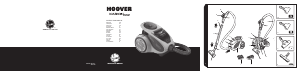 Brugsanvisning Hoover TXP1520011 Xarion Pro Støvsuger