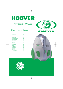 Manual de uso Hoover TFG 5123 011 Freespace Aspirador