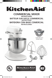 Handleiding KitchenAid KSM8990DP Standmixer