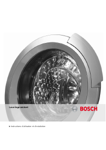 Mode d’emploi Bosch WKD28540EU Lave-linge séchant