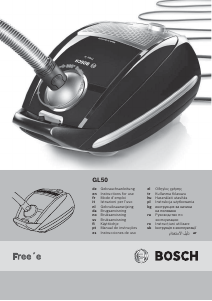 Kullanım kılavuzu Bosch BSGL5PRO1 Freee Elektrikli süpürge