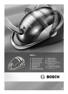 Manual Bosch BSG72510 Vacuum Cleaner