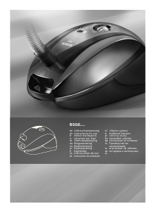 Bedienungsanleitung Bosch BSG62080 Staubsauger