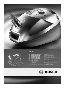 Kullanım kılavuzu Bosch BSGL42223 Elektrikli süpürge