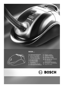 Kullanım kılavuzu Bosch BSG82502 Elektrikli süpürge