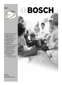 Bruksanvisning Bosch BSG72077 Støvsuger