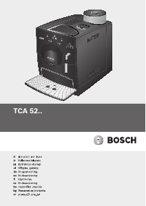 Bruksanvisning Bosch TCA5202 Espressomaskin