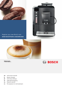 Руководство Bosch TES51521RW Эспрессо-машина