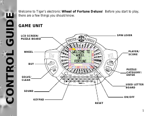 Handleiding Hasbro Wheel Of Fortune Deluxe